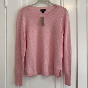 J. Crew 100% Cashmere classic crewneck sweater (M)